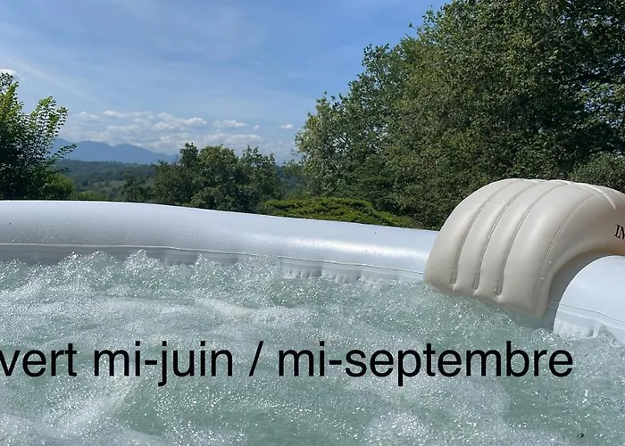 Ideal Famille - Havre De Paix - Vue Pyrenees -spa Ete فيلة Laroin